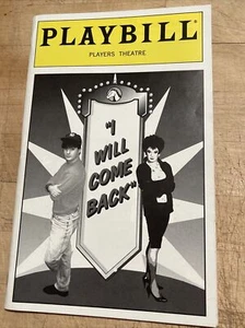 ¡Volveré abril 1998 OffBroadway Playbill! TOMMY FEMIA Kristine Zbornik +! - Imagen 1 de 6