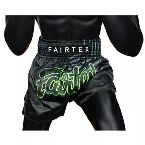 Fairtex Sports Muay Thai MMA Fighter BS1924 Racer Black Kick Boxing Shorts - Picture 1 of 4