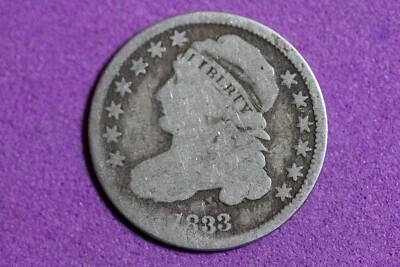 ESTATE FIND 1833 Capped Bust Dime #M14586 - Image 1 of 2