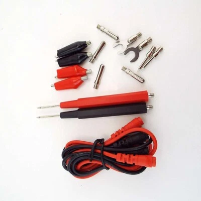 Universal Needle Tip Probe Test Cable Lead Alligator Clip Pen Kit for Multimeter