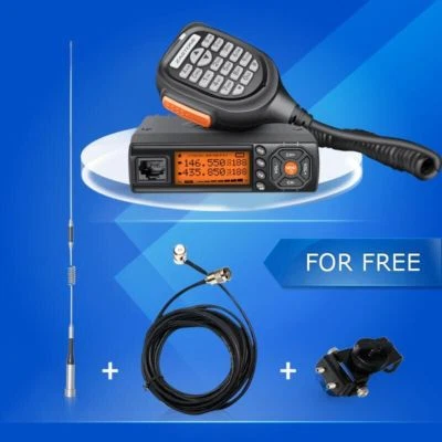  Zastone Z218 Mobile Walkie Talkie 25W FM Dual Band Car Transceiver Set - Image 1 of 4
