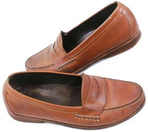 Scarpe uomo Cole Haan NikeAir mocassini in pelle marrone taglia 10,5 M C09266 - Foto 1 di 7