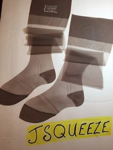 6 Paar Vintage Nylon RHT Strümpfe 8 1/2 x 31” TAUPE Vintage 50’s TOWN & COUNTRY - Bild 1 von 12