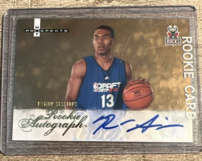 RAMON SESSIONS 2007-08 HOT PROSPECTS #87 SP AUTÓGRAFO DE NOVATO RC BUCKS Foto 1 de 2