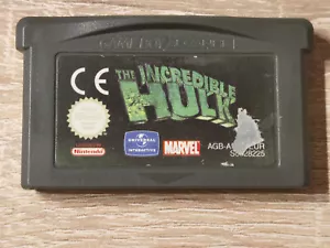 INCREDIBLE HULK NINTENDO GAME BOY GAMEBOY ADVANCE GBA SP DS 1 - Foto 1 di 1