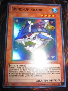 YU-GI-OH! WIND-UP SHARK ORCS-EN082 REQUIN AUTOMATE ANGLAIS HOLOFOIL SUPER RARE - Picture 1 of 1
