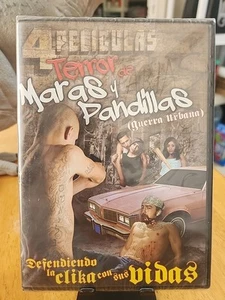 Terror de Maras y Pandillas - Guerra Urbana 4 Peliculas Spanish DVD RARE SEALED - Imagen 1 de 14