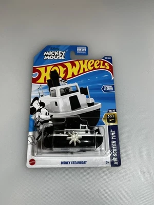 2025 Hot Wheels Disney Mickey Mouse Steamboat Willie 166/250 HW ScreenTime 10/10 - Image 1 of 4