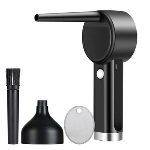Powerful Electric Duster Air Blower Cordless Vacuum Cleaner for Home Desktop Car - Picture 1 of 8