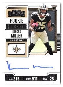 2023 Panini Contenders - Kendre Miller #122 Rookie Ticket RPS Autograph RC Auto - Picture 1 of 2