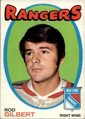 1971-72 O-Pee-Chee SET BREAK #123 Rod Gilbert VG - Image 1 of 2