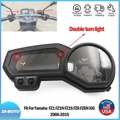 Speedometer Instrument Case Gauge Housing Cover Fit For FZ1 S/N FZ6 FZ6N XJ6 08 - Image 1 of 4