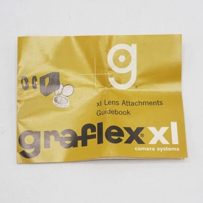Graflex XL Lens Attachments Guidebook Vintage 1960's - Image 1 of 2