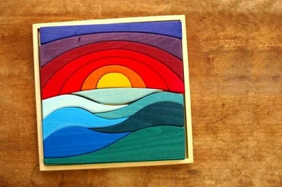 GRIMM'S Educational Building Blocks Interior SH43500 Wood Unisex Made In Germany - Image 1 of 4