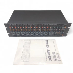 TASCAM MM-200 Tastiera Mixer Stereo 8ch con Manuale Originale Usato - Foto 1 di 11