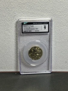 Pokemon Gigantamax Charizard VMAX Metal PokeCoin Promo CGC 9 Mint 2022 Coin - Picture 1 of 3
