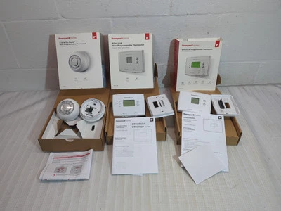 Lote de 3 termostáticos Honeywell como están RTH2410B, CT87K, RTH111B Foto 1 de 4