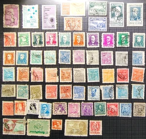Brasilien Briefmarken Lot 65. Gebraucht . sal's briefmarkenladen. - Bild 1 von 3