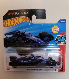 Tarjeta corta Hot Wheels Formula 1 Williams Racing F1 2025 - TARJETA INTERNACIONAL - Imagen 1 de 2