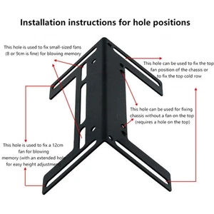 Universal Desktop Computer Cooling Expanding Holder Gaming PC Overclocking RAM - Bild 1 von 14