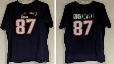 Camiseta Rob Gronkowski Rara Diseño AFC Equipo NFL Ropa Patriots-Adulto Mediana Foto 1 de 4