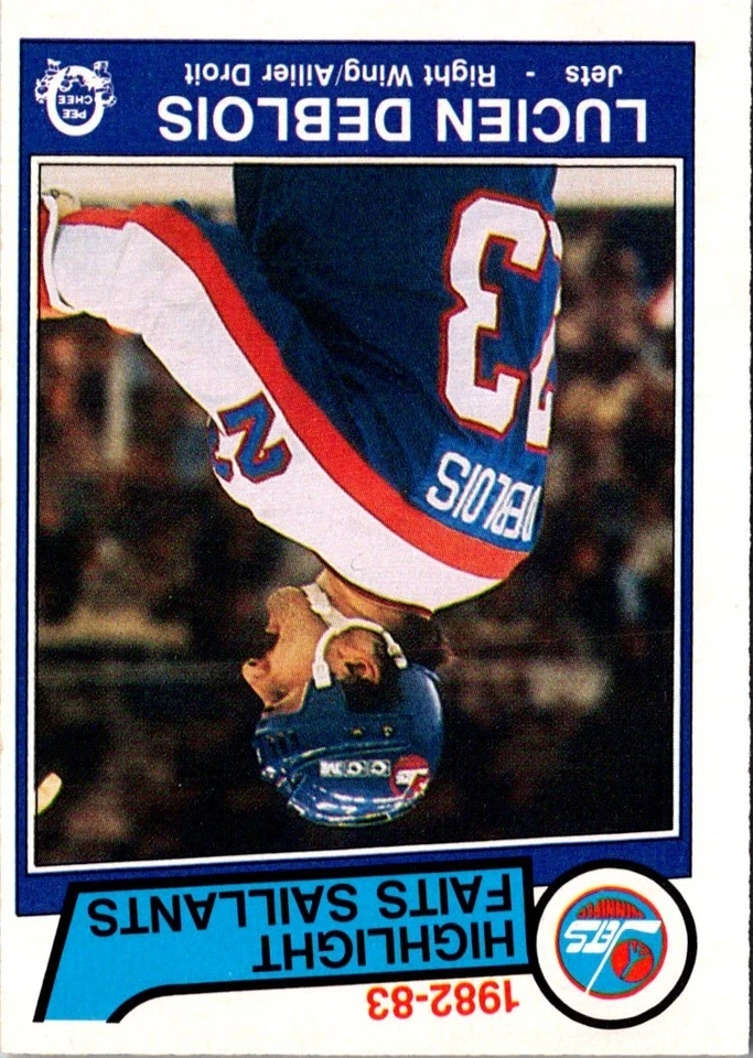 1983 O-Pee-Chee Lucien DeBlois #378 Winnipeg Jets Hockey Card - Image 1 of 2