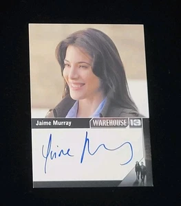 2013 Warehouse 13 Season 4 JAIME MURRAY as H.G. Wells ON CARD AUTO  - Picture 1 of 2