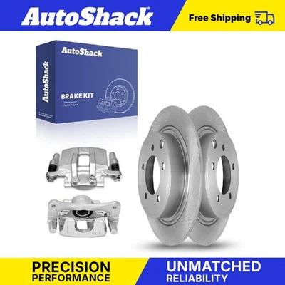 Rear Brake Rotors Calipers for Jeep Patriot Compass Dodge Avenger 2.4L V6 - Image 1 of 4