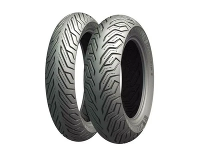 COPPIA GOMME MICHELIN CITY GRIP 2 110/90-13-56S 130/70-12-62S M+S M/C - Immagine 1 di 4
