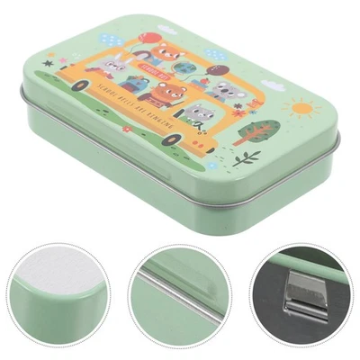  Kleine Aufbewahrungsbox Metallbox Mit Deckel Metallboxen Blechbehälter - Bild 1 von 4