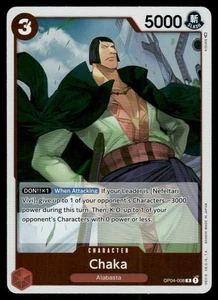 Chaka OP04-008 One Piece Kingdoms of Intrigue NM - Picture 1 of 2