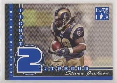 2007 Topps TX Exclusive Ticket 2 Stardom /499 Steven Jackson #ST-SJ - Image 1 of 2