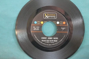 COUNTRY JOHNNY MATHIS---PLEASE TALK TO MY HEART (1963) - Imagen 1 de 2