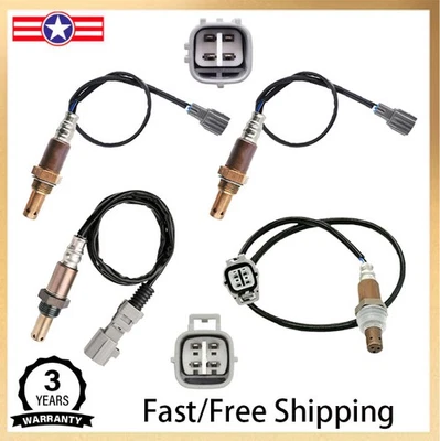 Juego de 4 sensores de oxígeno arriba+abajo para Toyota Highlander 2004 2005 2006 2007 3,3 L V6 Foto 1 de 4