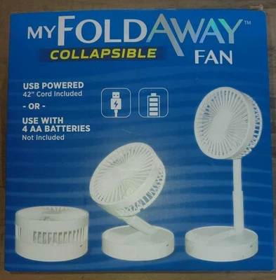 Ventilador Plegable Emson My Plegable USB (Cable Incluido) o Alimentado por Batería Foto 1 de 4