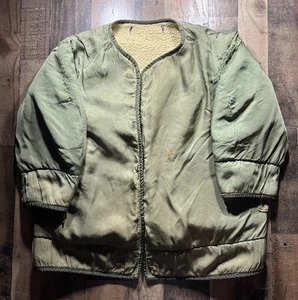 Vintage 50s US Military Wool Field Jacket Frieze Liner Men Army Measurements - Bild 1 von 7