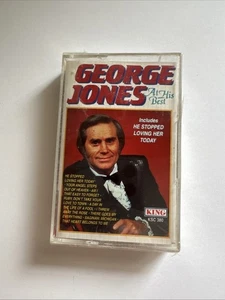 George Jones AT HIS BEST (Cassette Tape, 1988) - Picture 1 of 2