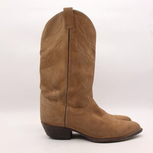 Tony Lama 6987 Men's Size 10.5 EE Tan Leather Cowboy Western Boots USA - Picture 1 of 11