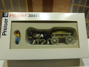 Preiser 30472 Graswagen mit Kühen         70/8 - Picture 1 of 1