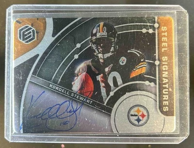 Panini Elements Kordell Stewart Steel Signatures 2022 plateado automático #/79 Steelers Foto 1 de 2