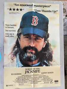 Jacknife Original video release poster - DeNiro - 39 x 25.5 - Folded - Picture 1 of 1