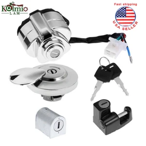 Llave de bloqueo de tapa de tanque de gasolina apta para interruptor de encendido Honda Magna250 DDY250 CMX250 VT250 - Imagen 1 de 8