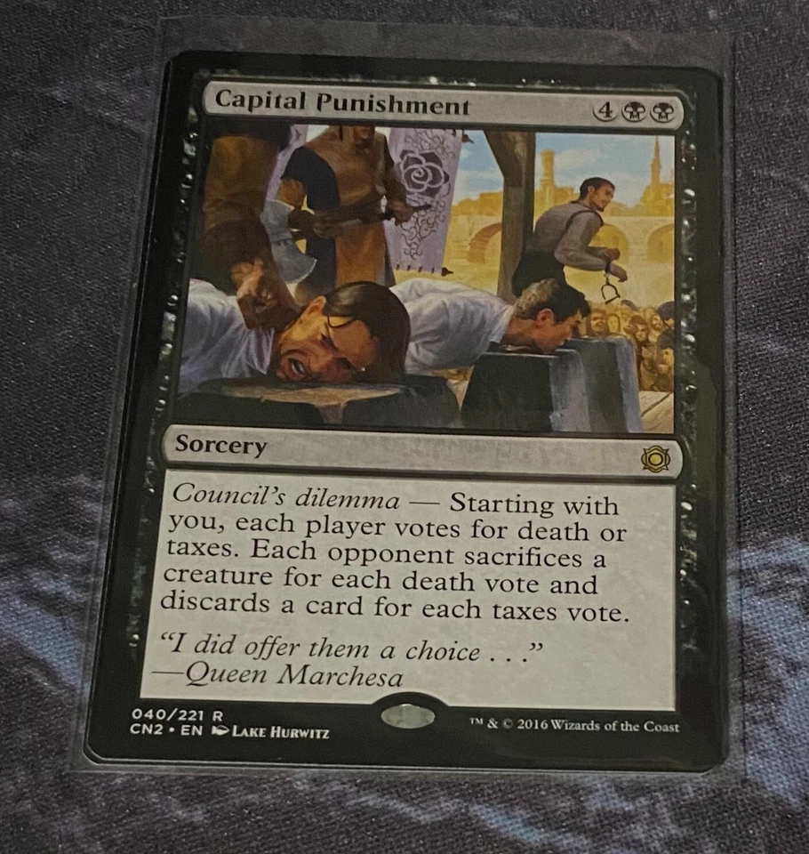 MTG Conspiracy Take the Crown - 1x Capital Punishment - NM - Image 1 of 1