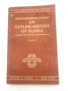 Vintage 1948 Geschichte Russlands (Barnes & Noble College Umrissserie) Kirchner - Bild 1 von 11