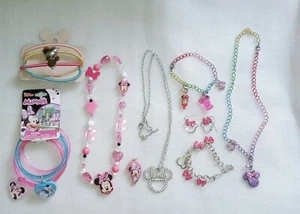 Lot Disney Minnie Mouse Jewelry Rainbow Charm It Necklaces Earrings Etc 🎅🎄 - Picture 1 of 3