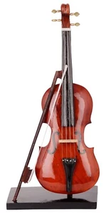 Showpezzi in legno strumento musicale decorativo miniatura violino arredamento casa - Foto 1 di 4