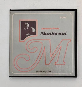 Mantovani 25th Anniversary Reel‑to‑Reel 3 3/4 IPS Tape London Stereo - Imagen 1 de 4