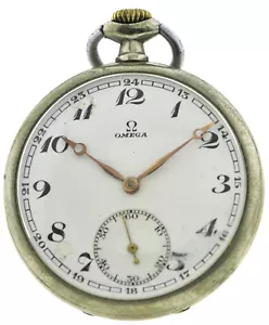Omega Reloj Hombre Abierto Probablemente Cal. 18 funcionando - Imagen 1 de 5