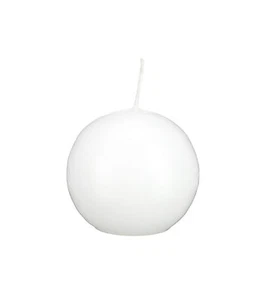 16 Stück Kugel Kerzen Ø60mm Weiß von Kerzen Wiedemann / RAL Topware 1.Wahl - Picture 1 of 1
