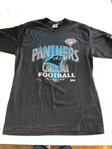 vintage rare Carolina Panthers Xl t shirt Trench innaugural 1993 DEAD STOCK NEW - Picture 1 of 3